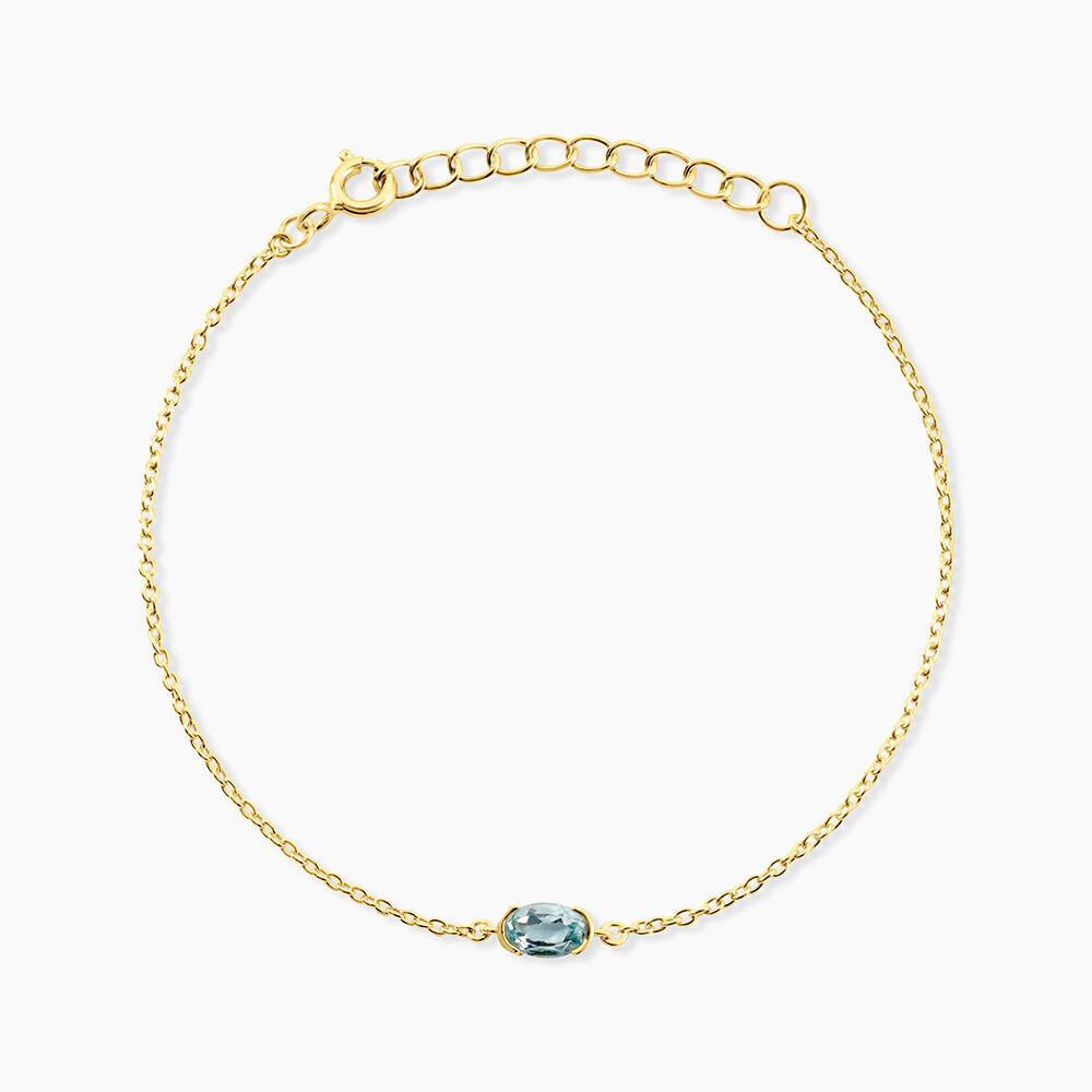 Bracelet Poem Argent Jaune Topaze - Bracelets fantaisie Femme | Marc Orian