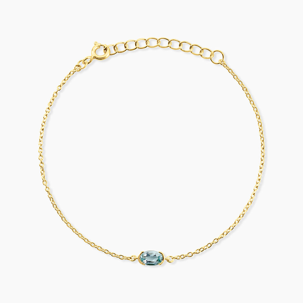 Bracelet Poem Argent Jaune Topaze - Bracelets fantaisie Femme | Marc Orian