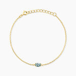 Bracelet Poem Argent Jaune Topaze - Bracelets fantaisie Femme | Marc Orian