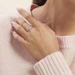 Bague Eva Or Blanc Topaze Et Oxyde De Zirconium - Bagues pierres fines Femme | Marc Orian