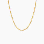 Collier Damaris Argent Dor&eacute; A L'Or 750/1000 - Colliers ete Femme | Marc Orian