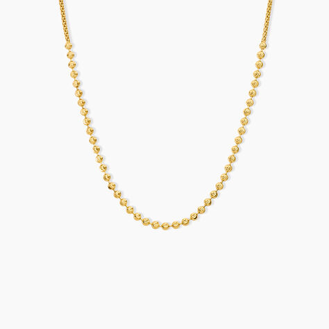 Collier Damaris Argent Dor&eacute; A L'Or 750/1000 - Colliers ete Femme | Marc Orian