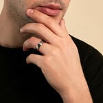 Bague Acier Blanc John - Bijoux personnalis&eacute;s Homme | Marc Orian