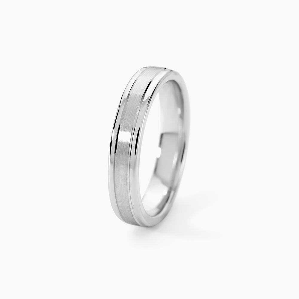 Alliance Mae Or Blanc Diamant - Alliances duo Unisex | Marc Orian