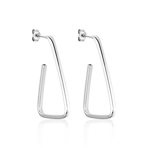 Boucles D'oreilles Pendantes Argent Blanc Timothea - Pendantes Femme | Marc Orian