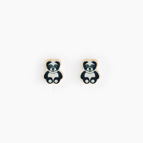 Boucles D'oreilles Puces Ourson Or Jaune - Puces Enfant | Marc Orian