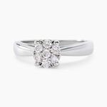 Bague Solitaire Artemis Or Blanc Diamant - Solitaires Femme | Marc Orian
