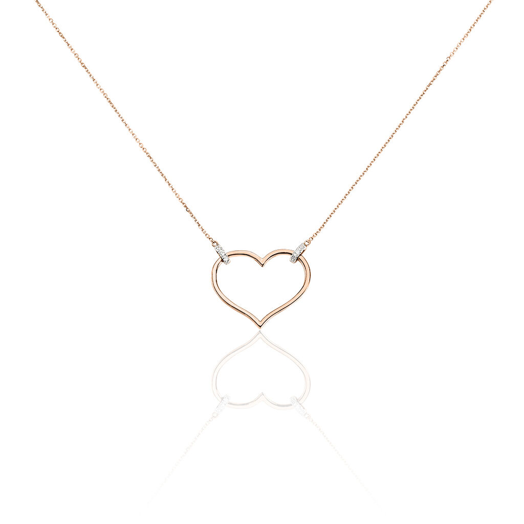 Collier Laila Or Rose Diamant - Colliers avec pierres Femme | Marc Orian