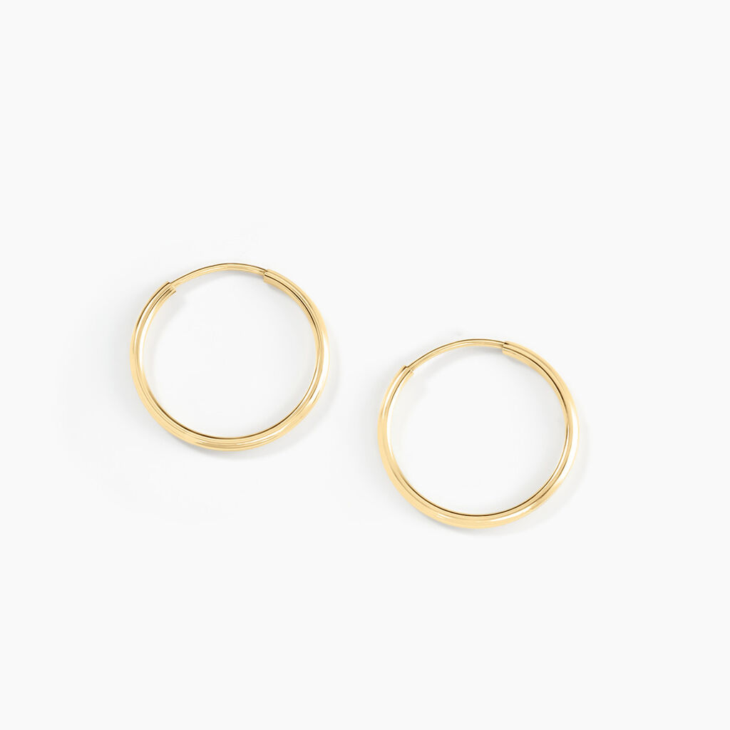 Cr&eacute;oles Dominae Or Jaune - Cr&eacute;oles Femme | Marc Orian