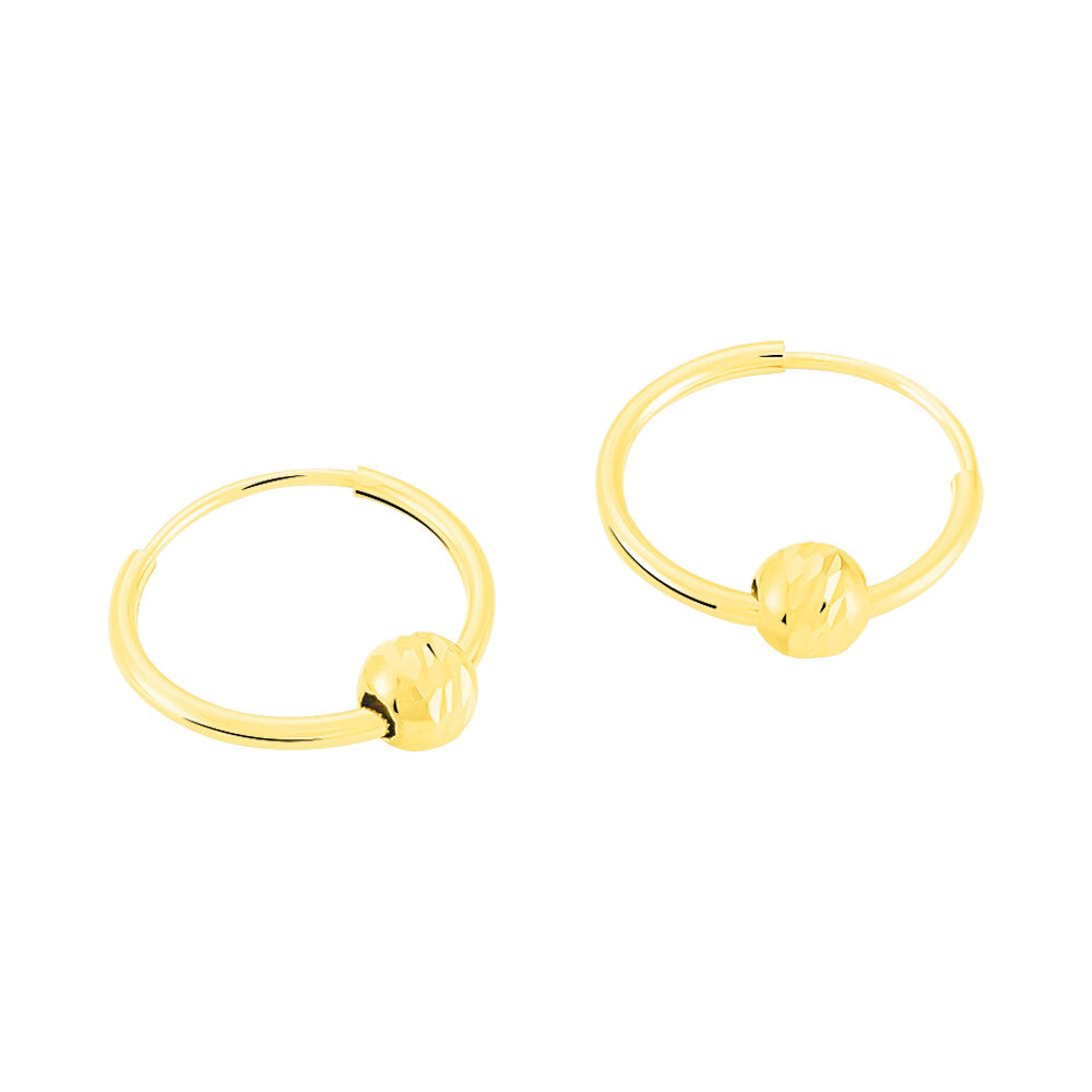 Cr&eacute;oles Anaell Or Jaune - Cr&eacute;oles Femme | Marc Orian