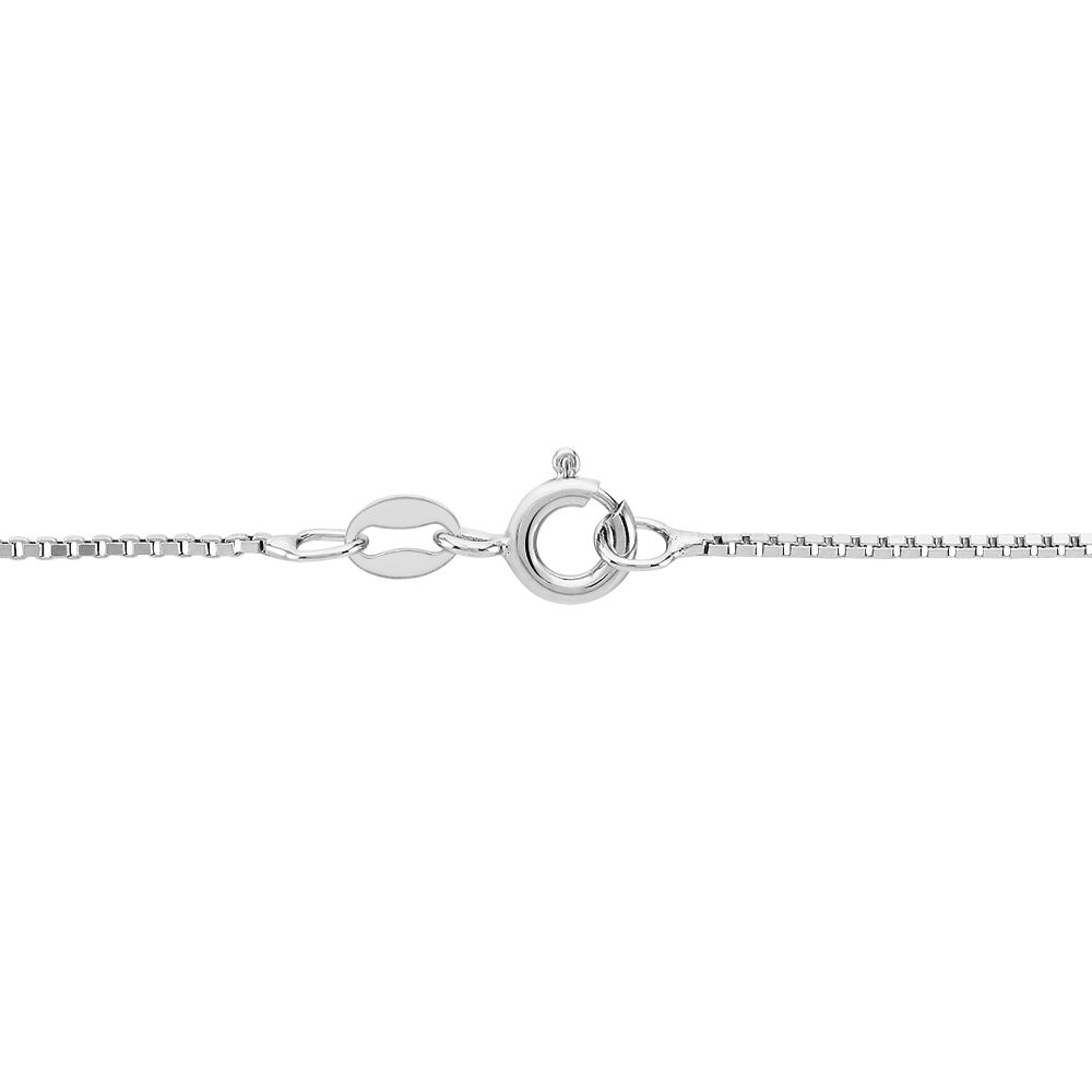 Cha&icirc;ne Alyze Argent Blanc - Colliers fantaisie Femme | Marc Orian