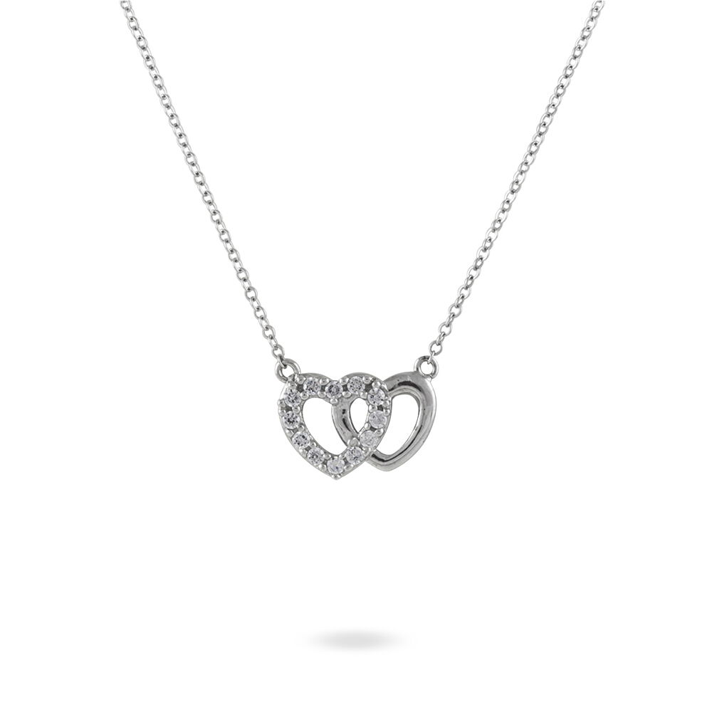 Collier Annae Argent Blanc Oxyde De Zirconium - Colliers avec pierres Femme | Marc Orian