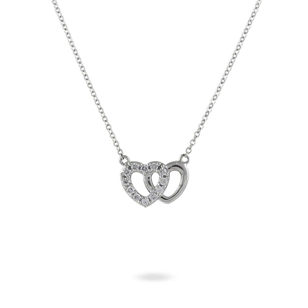 Collier Annae Argent Blanc Oxyde De Zirconium - Colliers avec pierres Femme | Marc Orian
