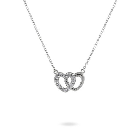 Collier Annae Argent Blanc Oxyde De Zirconium - Colliers avec pierres Femme | Marc Orian