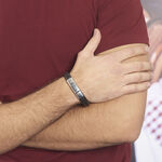 Bracelet Acier Blanc - Bracelets cuir Homme | Marc Orian