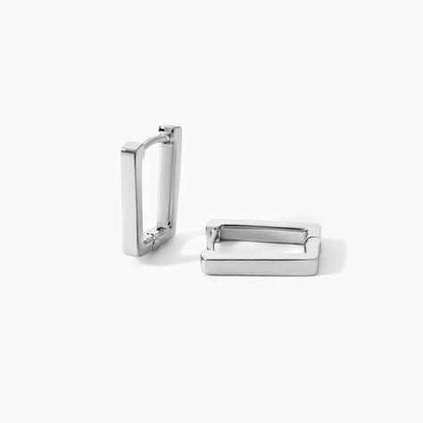 Cr&eacute;oles Keiko Argent Blanc - Cr&eacute;oles Femme | Marc Orian