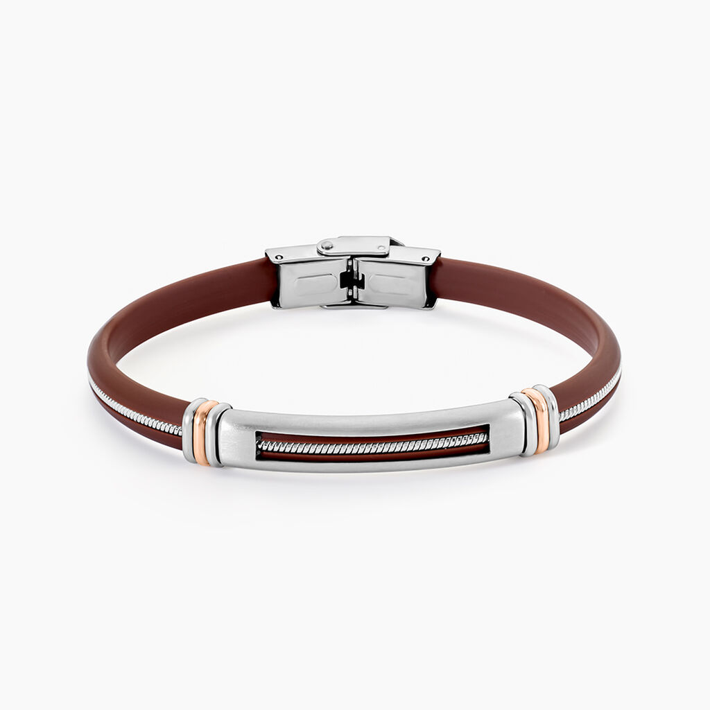 Bracelet Ellis Acier Blanc - Bracelets chaînes Homme | Marc Orian