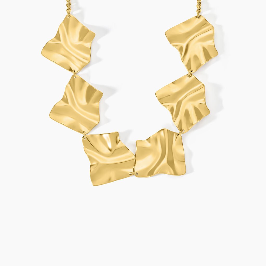 Collier Ecorsia Acier Jaune - Colliers ete Femme | Marc Orian