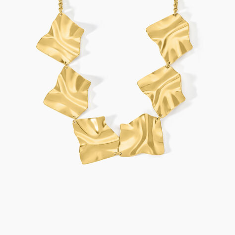 Collier Ecorsia Acier Jaune - Colliers ete Femme | Marc Orian
