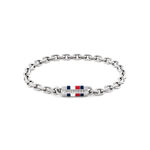 Bracelet Tommy Hilfiger Bruce Chain Acier Blanc - Bracelets cha&icirc;nes Homme | Marc Orian
