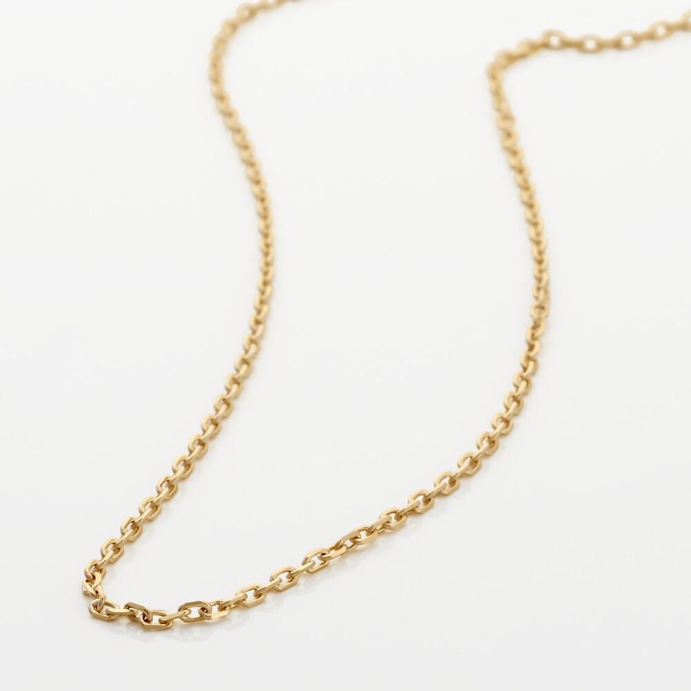 Cha&icirc;ne Igoa Maille For&ccedil;at Diamantee Or Jaune - Chaines Femme | Marc Orian