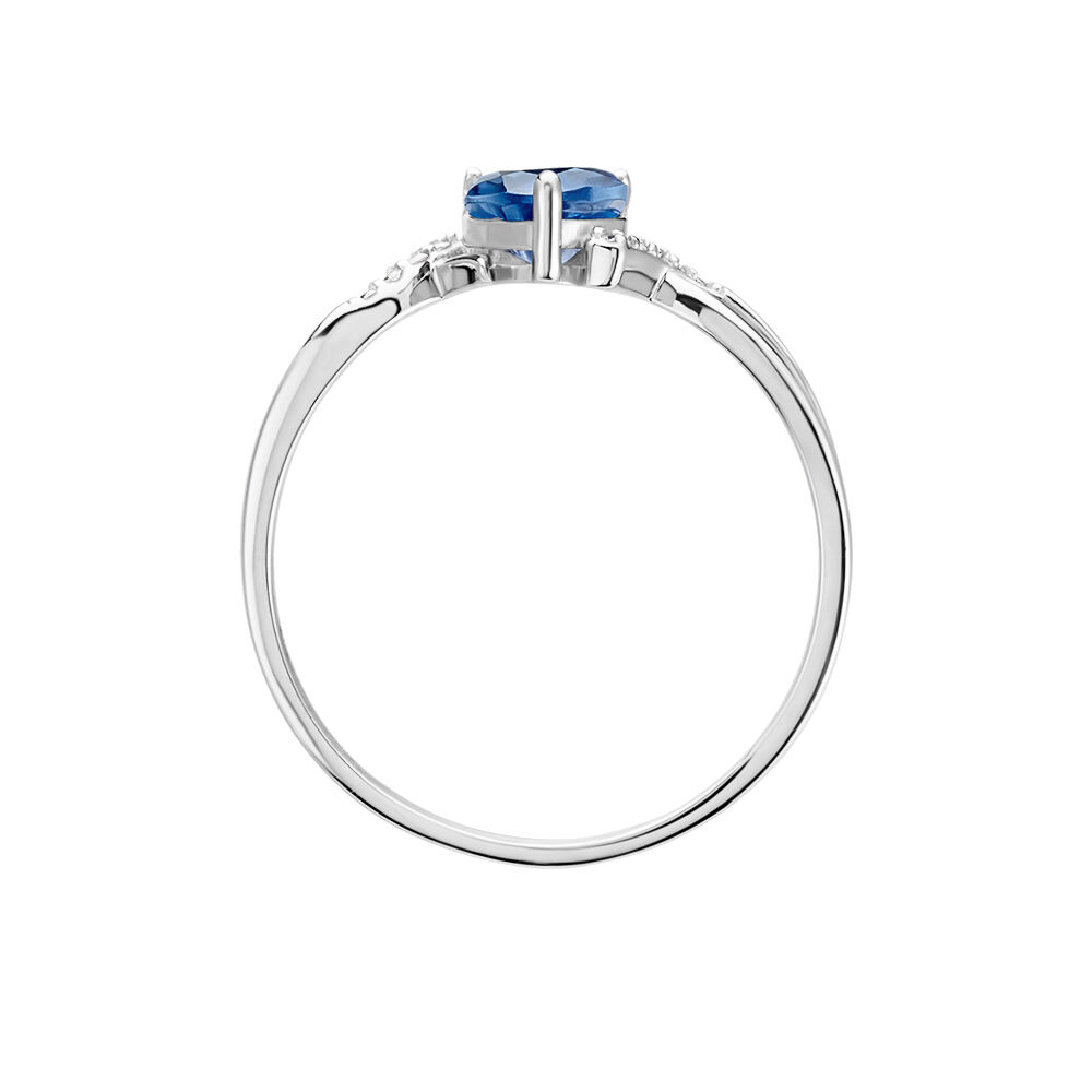 Bague Argent Blanc Avalon Oxyde De Zirconium - Solitaires Femme | Marc Orian