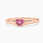 Bague Reflets Romantiques Argent Rose Oxyde De Zirconium - Bijoux fantaisie Femme | Marc Orian
