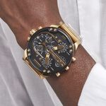 Montre Diesel Mr Daddy 2.0 Noir - Montres &eacute;tanches  | Marc Orian