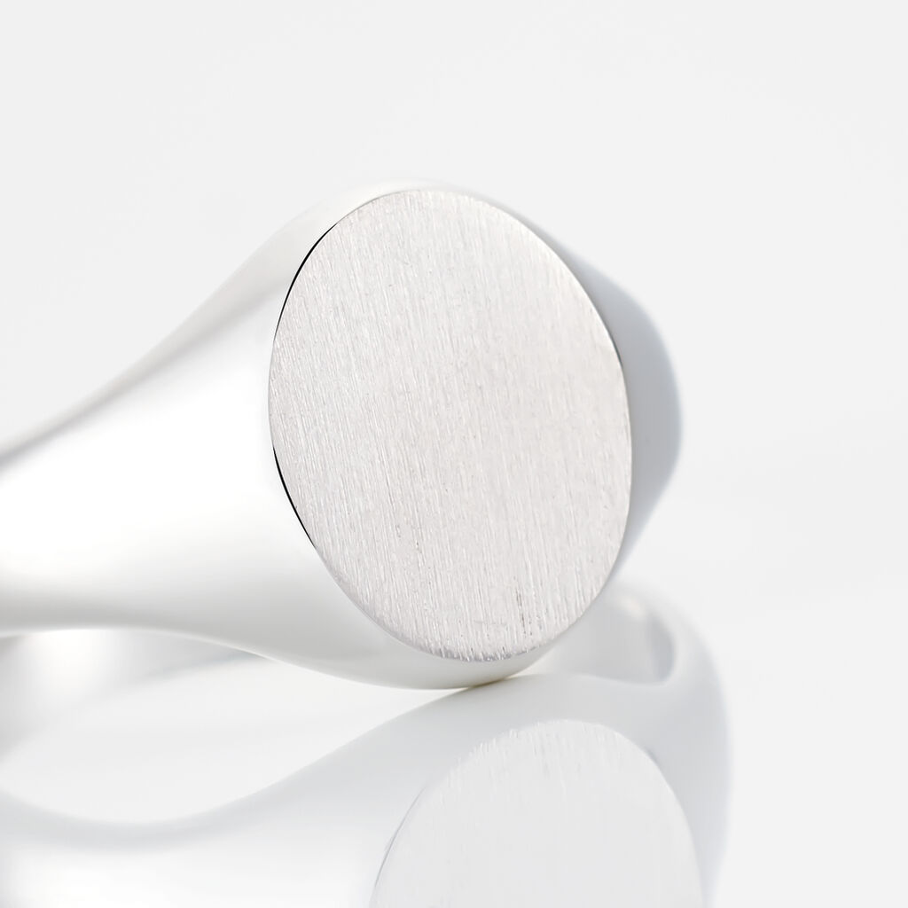 Chevalière Karl Argent Blanc - Chevalières Homme | Marc Orian