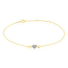 Bracelet Maiwena Or Jaune Diamant - Bracelets chaînes Femme | Marc Orian