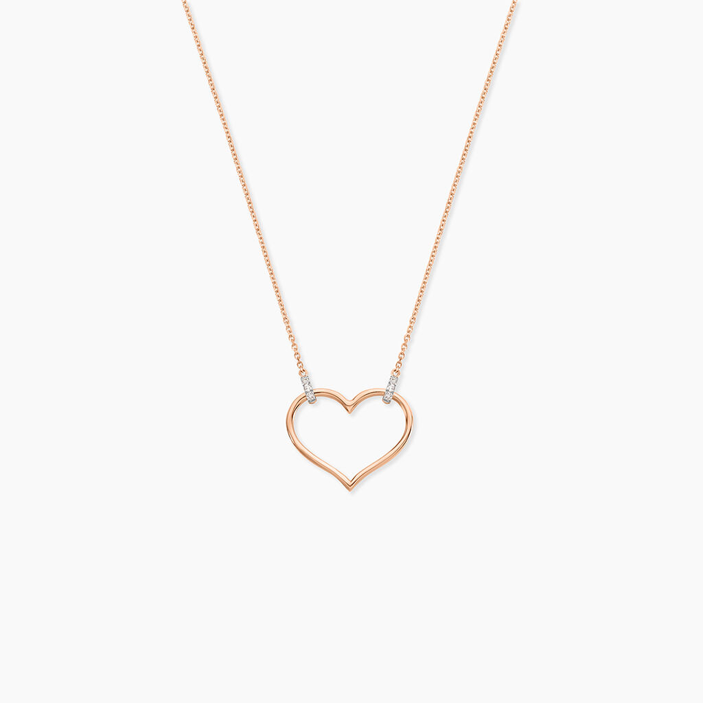 Collier Laila Or Rose Diamant - Colliers avec pierres Femme | Marc Orian