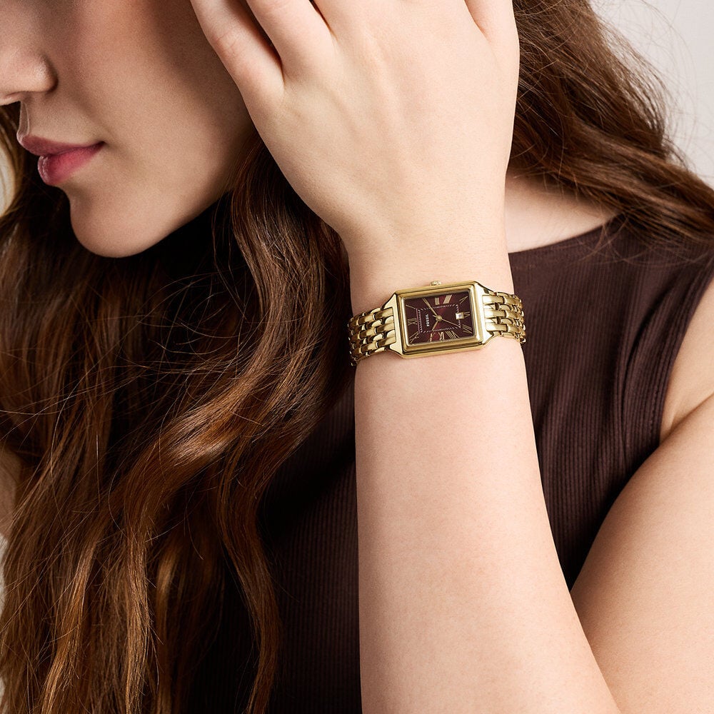 Montre Fossil Raquel Rouge - Montres &eacute;tanches Femme | Marc Orian