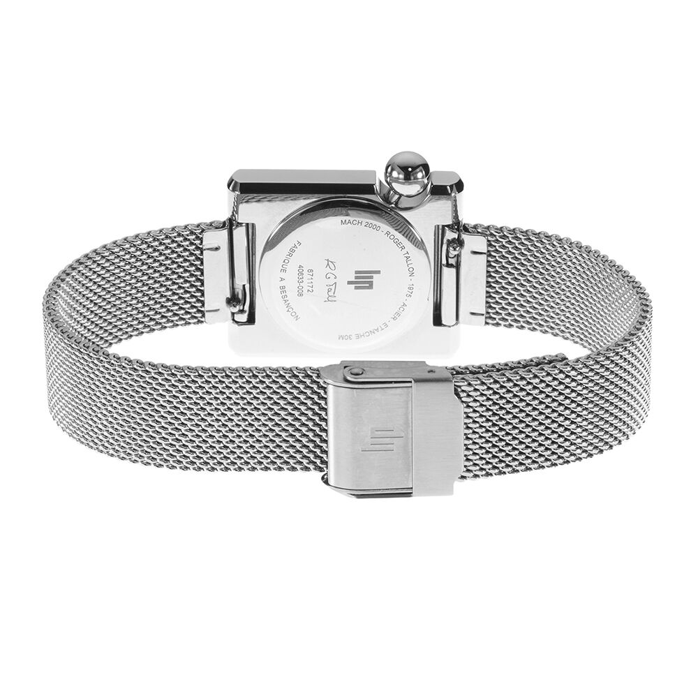 Montre Lip Mach 2000 Mini Square Argenté - Montres étanches Femme | Marc Orian