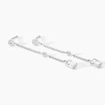 Boucles D'oreilles Puces Argane Argent Blanc Oxyde De Zirconium - Puces Femme | Marc Orian