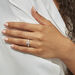 Bague Solitaire Messine Or Blanc Oxyde De Zirconium - Solitaires Femme | Marc Orian