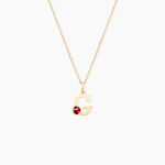 Pendentif Helidie Coccinelle Lettre Or Jaune - Pendentifs Enfant | Marc Orian