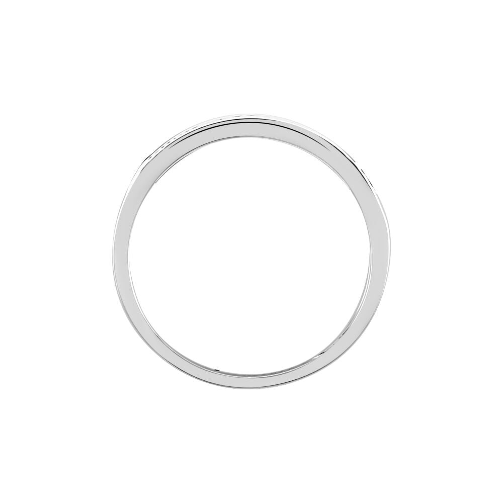 Alliance Aileen Or Blanc Diamant - Alliances avec pierres Femme | Marc Orian