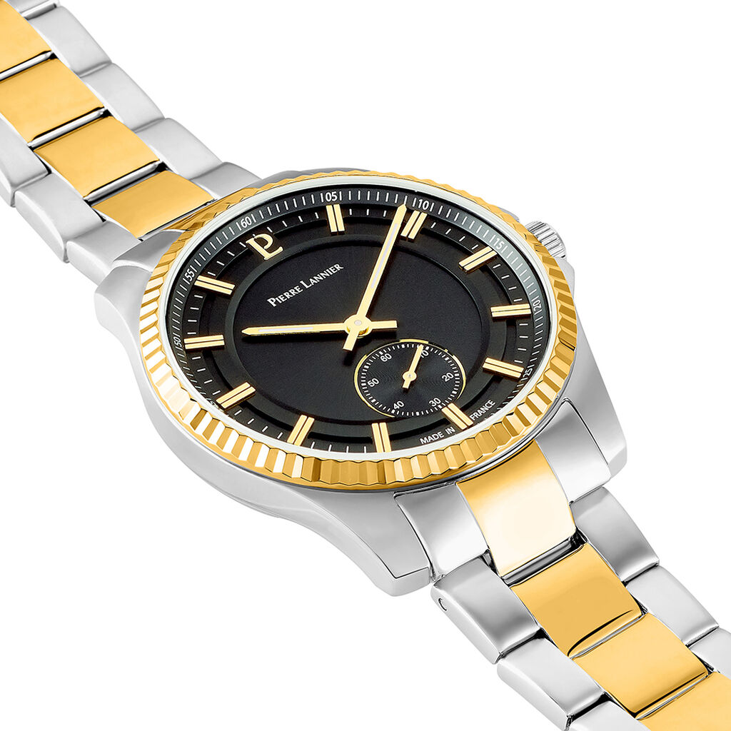 Montre Pierre Lannier Metropolitain Noir - HIMHBQN17G0 • Marc Orian