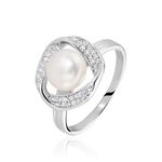 Bague Argent Roula Perle De Culture Oxydes De Zirconium - Bijoux fantaisie Femme | Marc Orian