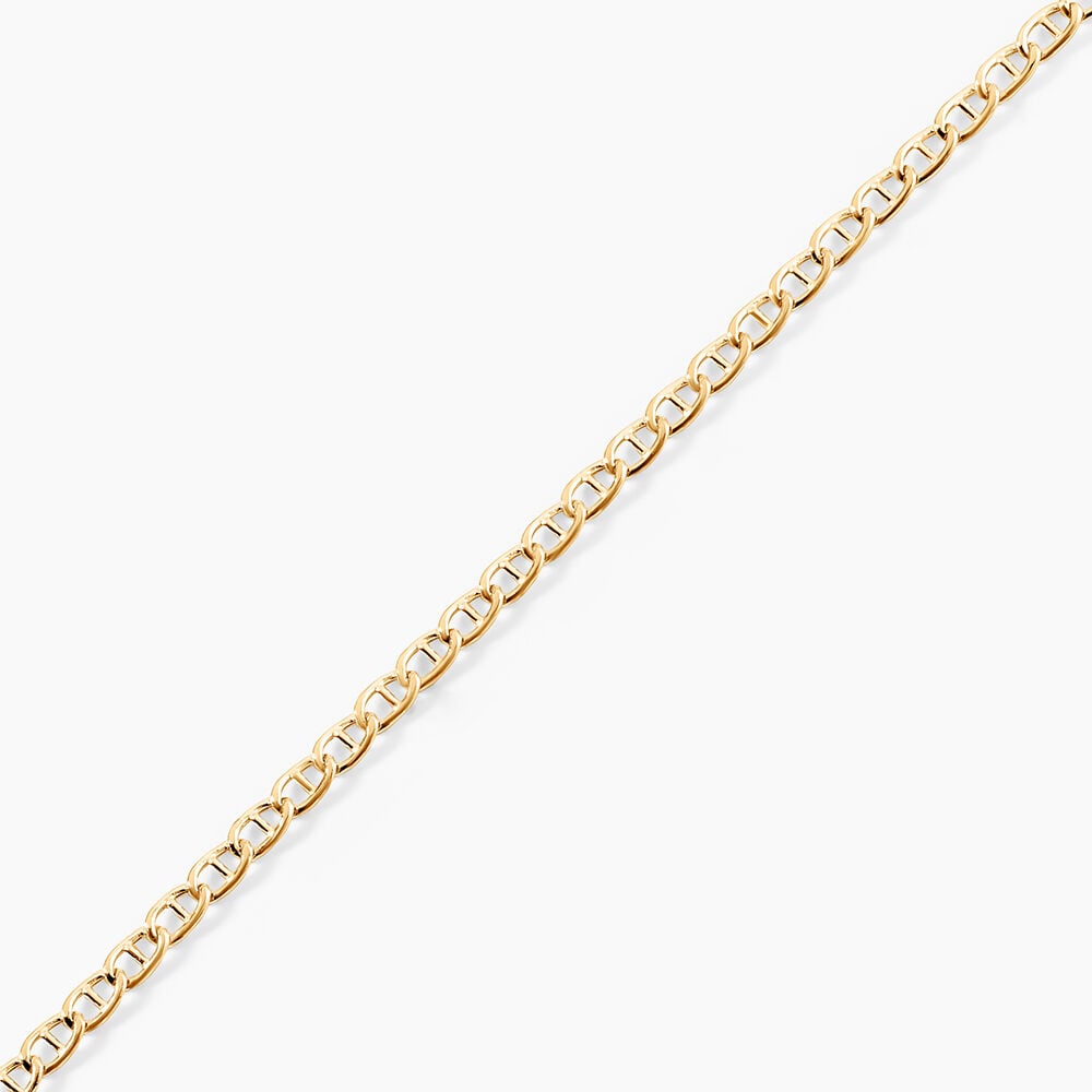 Collier Capucin Or Jaune Maille Marine Plate - Chaines Femme | Marc Orian