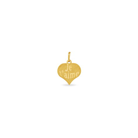 Pendentif Eudocie Coeur Message Or Jaune - Pendentifs Femme | Marc Orian