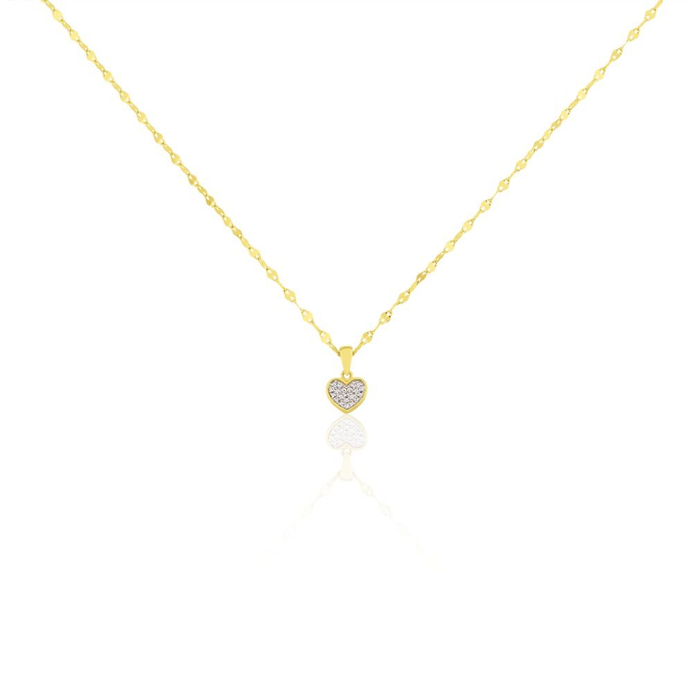 Collier Or Jaune Luminatane Diamant - Colliers avec pierres Femme | Marc Orian
