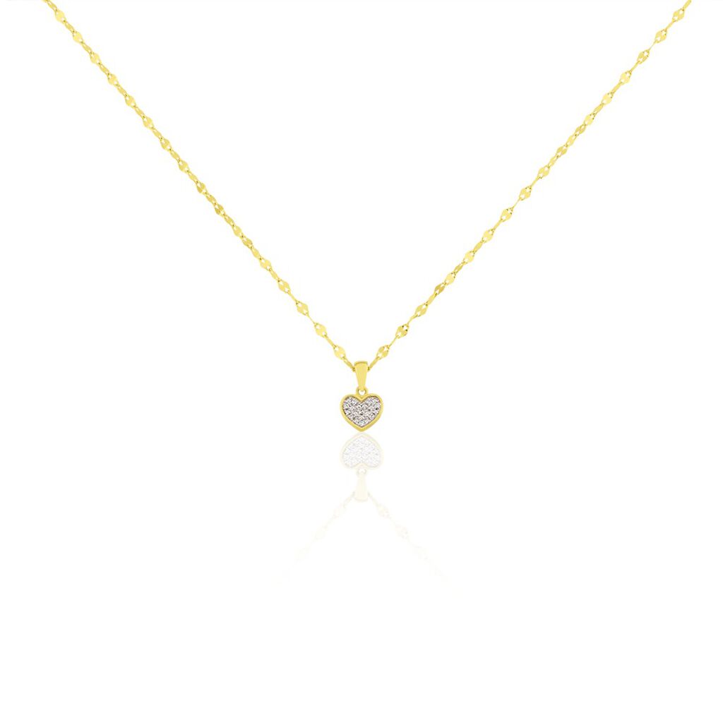 Collier Or Jaune Luminatane Diamant - Colliers avec pierres Femme | Marc Orian