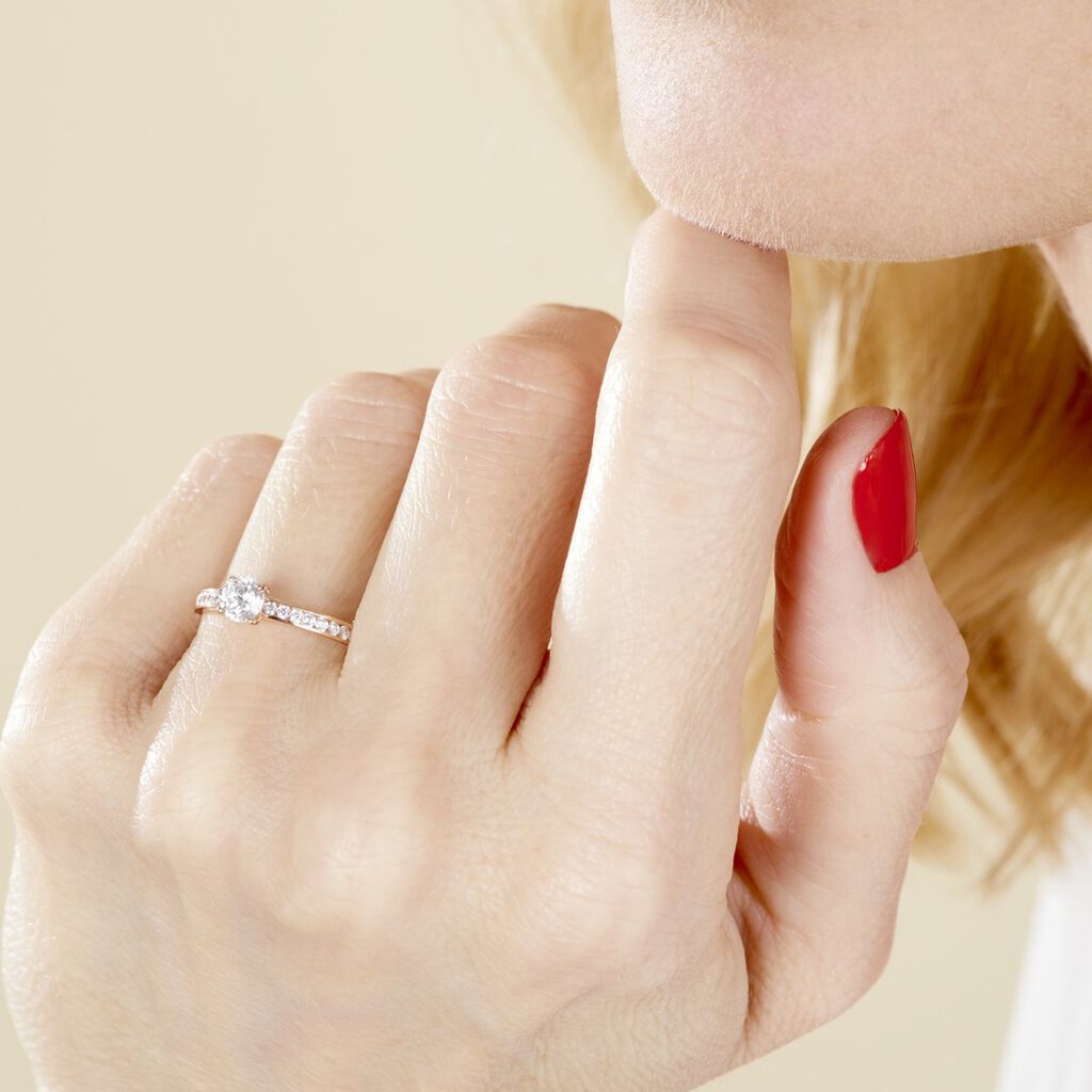 Bague Harem Or Rose Oxyde - Bagues Solitaire Femme | Marc Orian