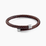 Bracelet Cuir De Vache Marron - Bracelets cuir Homme | Marc Orian