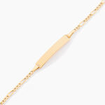 Bracelet Identite Bebe Or Jaune Bartolomee - Gourmettes Enfant | Marc Orian