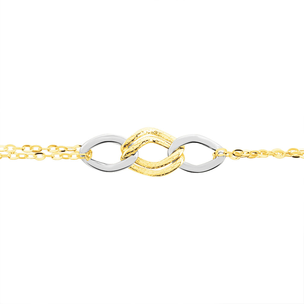 Bracelet Louisa Or Bicolore - Bracelets chaînes Femme | Marc Orian