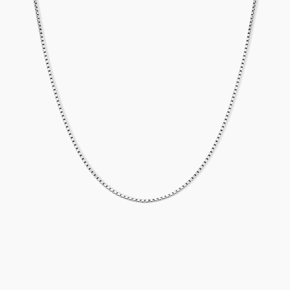 Cha&icirc;ne Alyze Argent Blanc - Colliers fantaisie Femme | Marc Orian