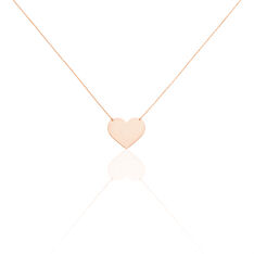 Collier Coeur Gravable Or Rose - Colliers Femme | Marc Orian