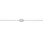 Bracelet Hermance Argent Blanc Oxyde De Zirconium - Bracelets fantaisie Femme | Marc Orian